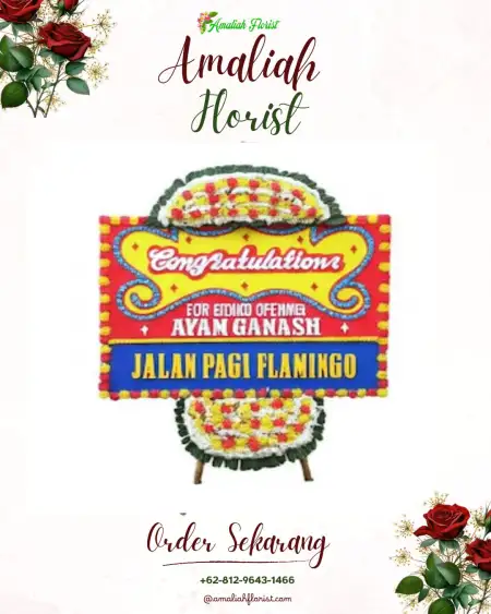 Sewa Papan Bunga Silaing Bawah