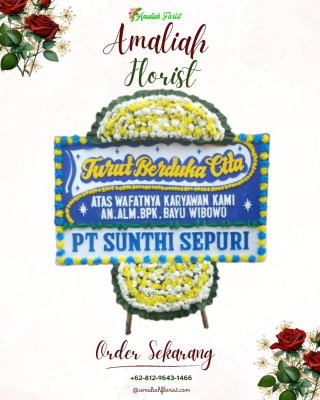 Papan Bunga Duka di Silaing Bawah