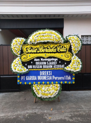 Papan Bunga Duka di Silaing Bawah